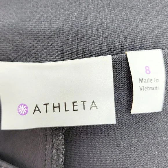 Athleta Women’s Golf tennis Mini Skirt Black Size 8 Stretch, Comfy - Picture 3 of 9